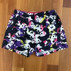 asics ランニングウェア　ショートパンツ　レディースL パンダ柄