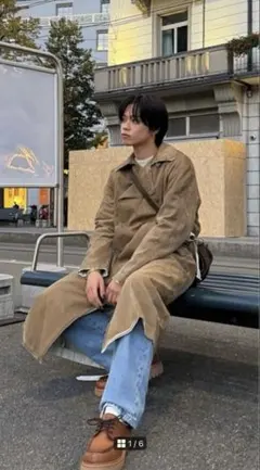 翌日発送！　DIESEL ベージュ トレンチコート　【写真はイメージです。】