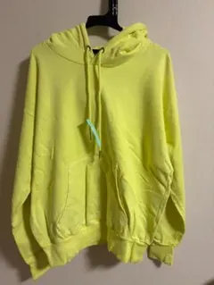 【DIESEL】ディーゼル パーカー 蛍光イエロー