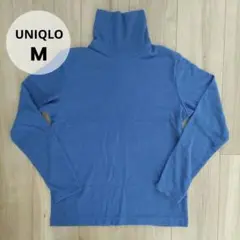 UNIQLO HEATTECH タートルネック ブルー M