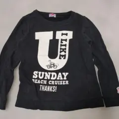 SUNDAY BEACH CRUISER トレーナー ブラック