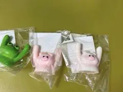 どうぶつメモスタンド【カエル.ブタ計③個】