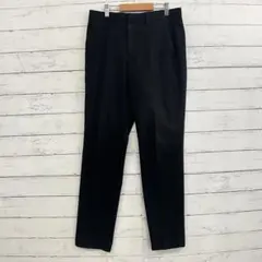 GU スラックス ブラック S ビジネス 通勤 春夏秋冬 ストレート メンズのサムネイル