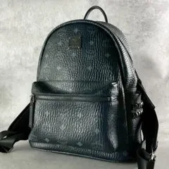 MCM スタークS バックパック ヴィセトスモノグラム リュック ブラック 黒のサムネイル