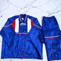 ヒラリン アシックス トラックジャケット 青×紫 ヴィンテージ ヒラリン様専用 アシックス トラックジャケット 青×紫 ヴィンテージ