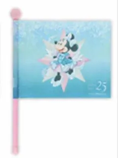 ミニーマウス 25周年記念フラッグ