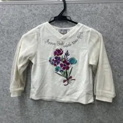 Anna Sui mini 花柄刺繍 長袖　トレーナーのサムネイル