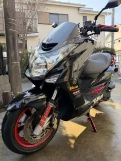 YAMAHAシグナス4型125cc モビスター1300台限定車 カスタム車 - メルカリ