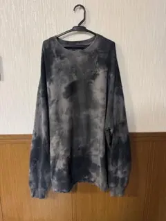 グレー系タイダイオーバーサイズスウェット