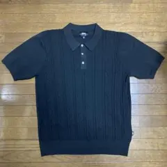 stussy cable knit polo M 中田圭祐 モーガン蔵人のサムネイル