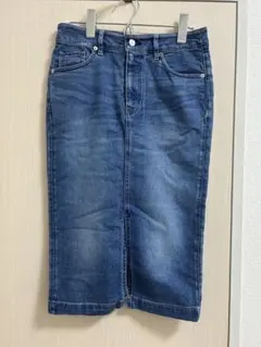 【美品】ナノユニバース　デニムスカートのサムネイル