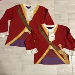 フック船長　なりきり　薄手　トレーナー ロンT　仮装　130 100 2枚セット