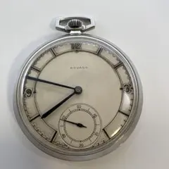 【稼働品】MOVADO アナログ懐中時計 シルバーのサムネイル