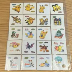 クリスマスセール　ポケモンパンシール　ピカチュウ、ピチュー兄弟、春夏秋冬セット