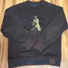 【00s WORLDWIDE MESSENGER】プリントスウェット Y2K