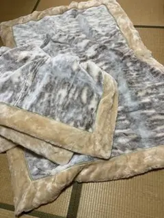 毛布　中古　2枚セット　重めの毛布　布団　寝具