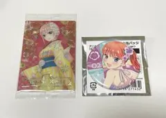 五等分の花嫁　2024 summer 缶バッジ　二乃　カード付