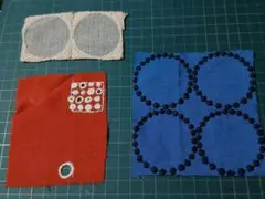 ミナペルホネン　ハギレ　3枚