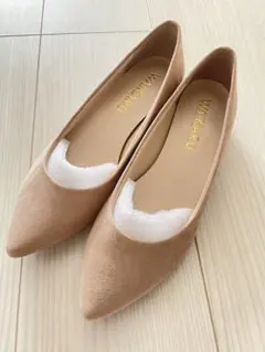 スウェード パンプス