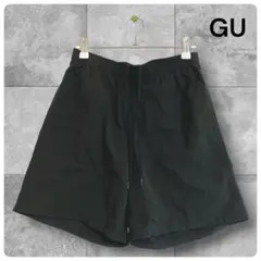 GU カラーアクティブショーツ ブラック Sハーフパンツ ナイロン 男女兼用のサムネイル