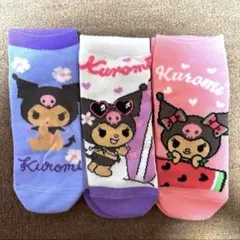 Ｃ日焼けクロミ　サンリオ　キャラクター　23〜25cm 靴下　ソックス　キッズのサムネイル