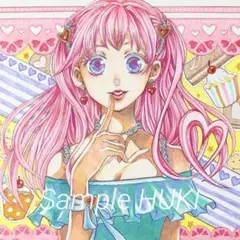 ゆ*。様 ❥ドリンク❥透明感のある女の子 イラスト♡オリジナル