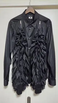 comme des garcons girl ヘビーサテン ラッフル シャツ - メルカリ