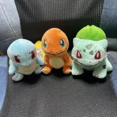 Pokemon fit ぬいぐるみ ヒトカゲ ゼニガメ フシギダネ 御三家