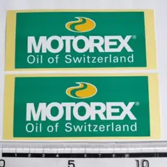 MOTOREX オイル　ステッカー 2枚セット