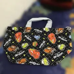 キッズカーズ　キャラクター　ランチバッグ　巾着布製バッグ
