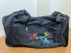 ディズニーランドパリ　折り畳み式ボストンバッグ　片側キャリー付きのサムネイル