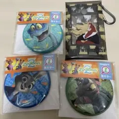 ズートピア2 缶ミラーポーチセット　匿名発送
