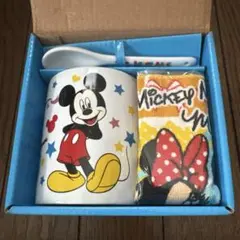 Disney Mickey Minnie マグカップ タオル スプーンセットのサムネイル