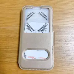 iPhone 13Pro ケース 6.1インチ ゴールド 手帳型 シンプル