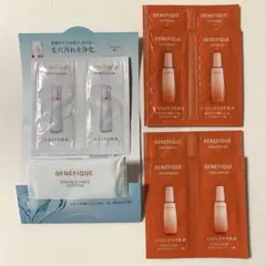 資生堂 ベネフィークふきとり化粧水 化粧水 乳液 コットン サンプルセット