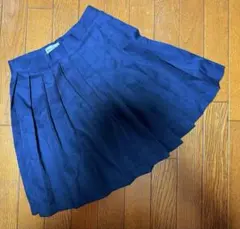 制服 プリーツスカート 紺色