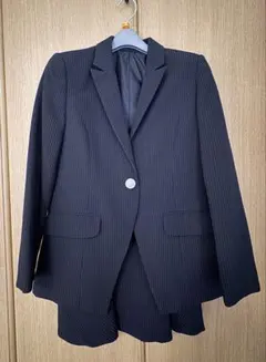 グレーストライプ ブレザー スーツ　女の子