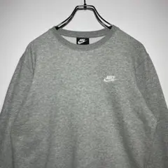 NIKE ナイキ　スウェット　サイズL トレーナー　刺繍ロゴ　スウォッシュ　古着