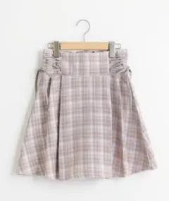 マジェスティックレゴン　フェミニンチェックレースアップスカパン