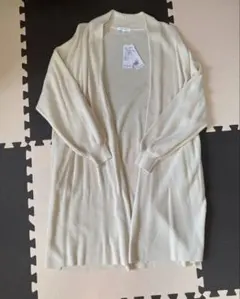 【新品未使用】GLOBALWORK洗える着流しロングカーディガン アイボリー M