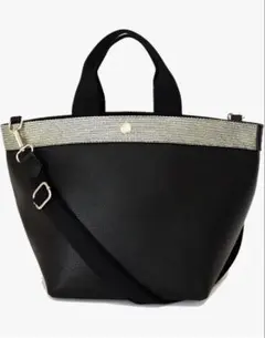 美品】TOPKAPIスコッチグレイン プレーントート A4 ショルダー付属 黒