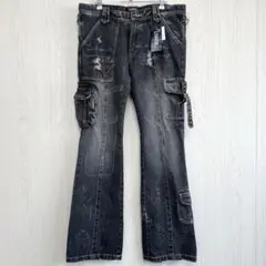 00s archive gimmick cargo denim Y2K - メルカリ