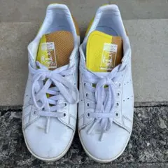 adidas スタンスミス　ホワイトイエロー 24cm fu9618 アディダス
