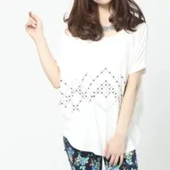 【訳有】JEANASIS キカHFワイドプルオーバーショートスリーブ