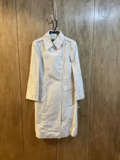 MICHEL KLEIN▶︎アイボリー日本製トレンチコートMsize▶︎訳あり