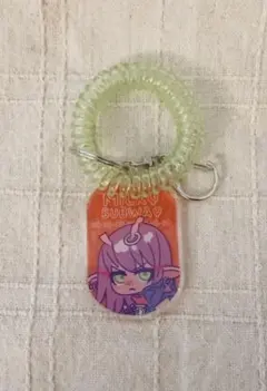 アカネ グッズ2点セット アクリルキーホルダー 缶バッジ@バラ売り可のサムネイル