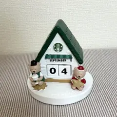 韓国スタバ Starbucks ベアリスタ 万年カレンダー フィギュア