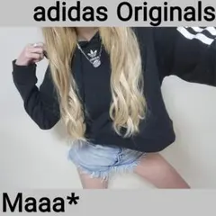 adidas Originals　クロップド　ショート丈　パーカー　激かわすぎ♡