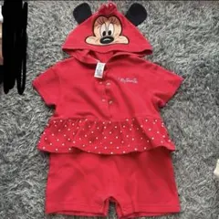 Disney Store ミニーマウス フード付きロンパース 80cmのサムネイル