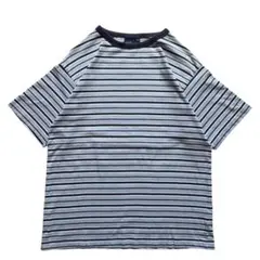 90s MAYO SPRUCE multi border tee 古着のサムネイル